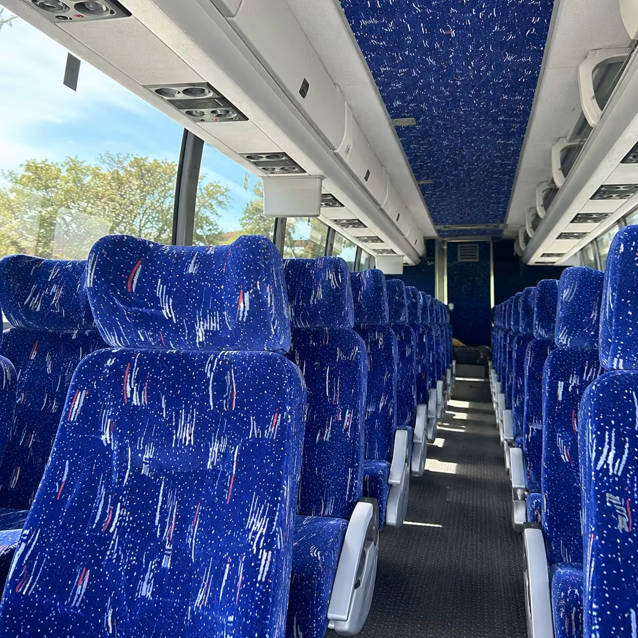 jacksonville charter bus interior