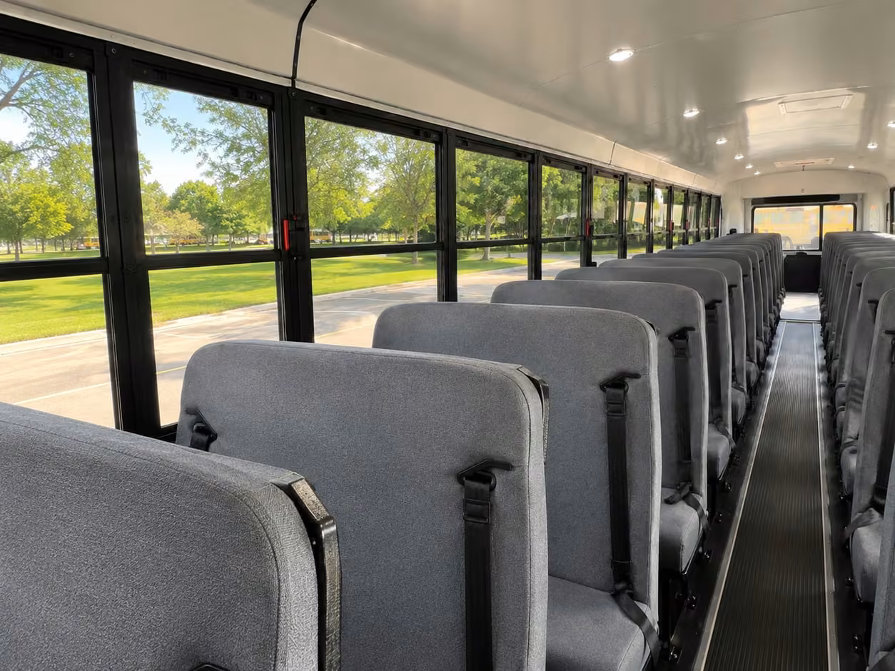 school bus interior
